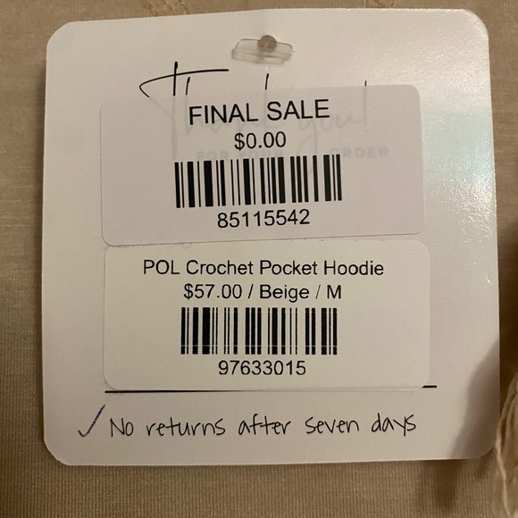 POL Crochet Pocket Hoodie - Picture 2 of 5